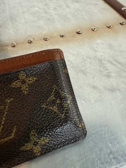 Pre-owned Authentic Louis Vuitton Monogram Card holder / Card Case / Wallet