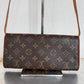 Pre-owned Authentic Louis Vuitton Pochette Twin GM Monogram Shoulder Bag