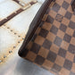 Pre-owned Authentic Louis Vuitton Brera Damier Ebene Handbag