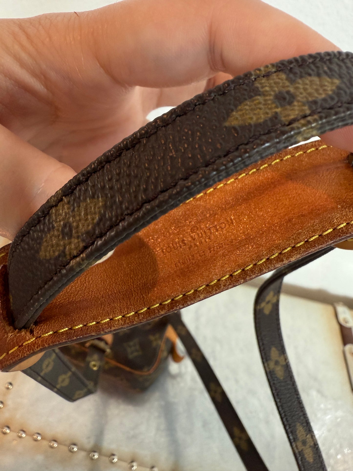 Pre-owned Authentic Louis Vuitton Marly Bandouliere Monogram Crossbody Bag