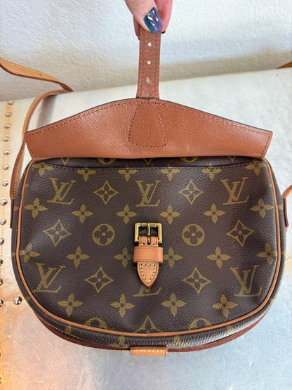 Pre-owned Authentic Louis Vuitton Jeune Fille PM Monogram Crossbody Bag