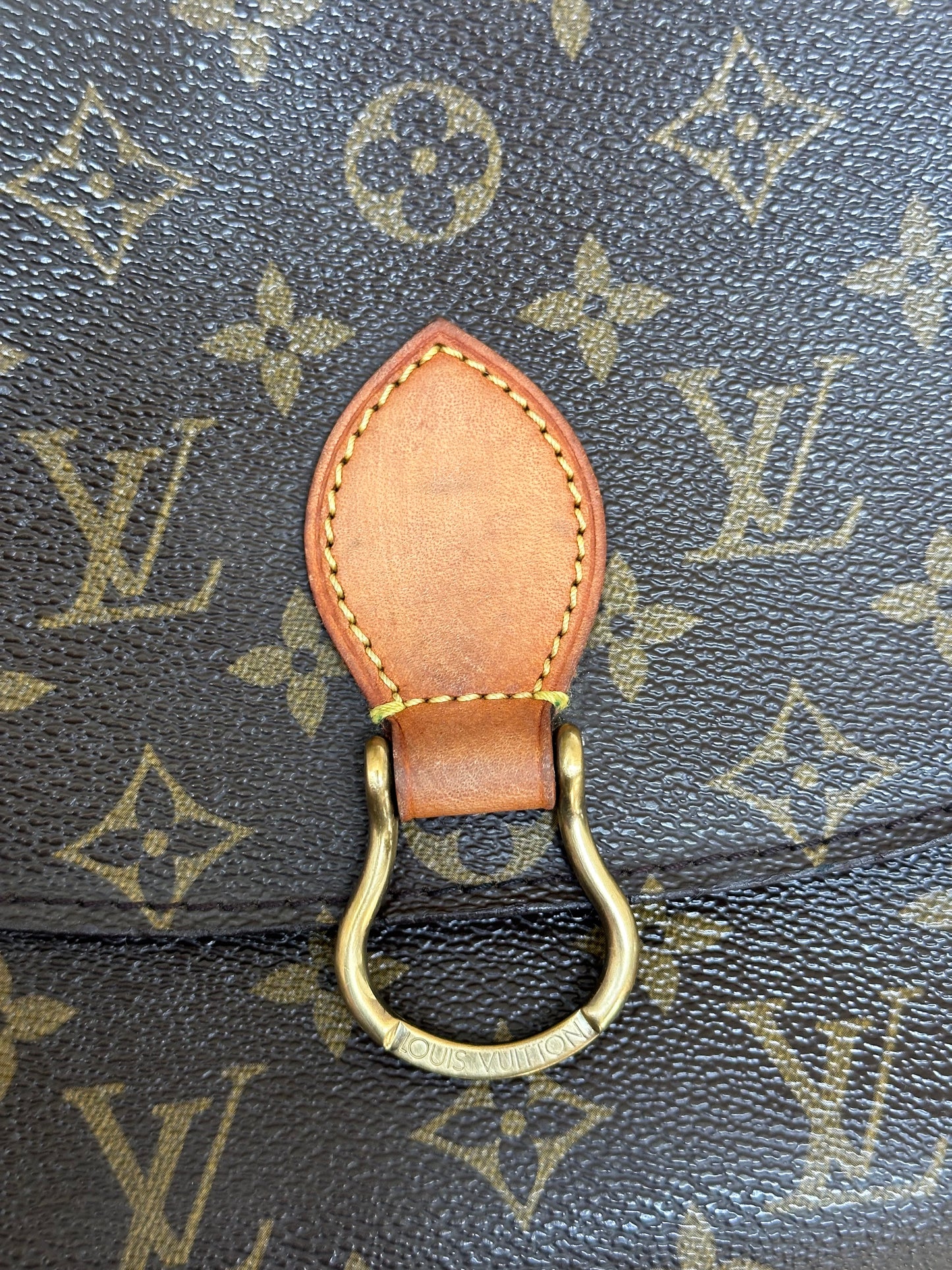 Pre-owned Authentic Louis Vuitton Saint Cloud MM Monogram Shoulder / Crossbody Bag