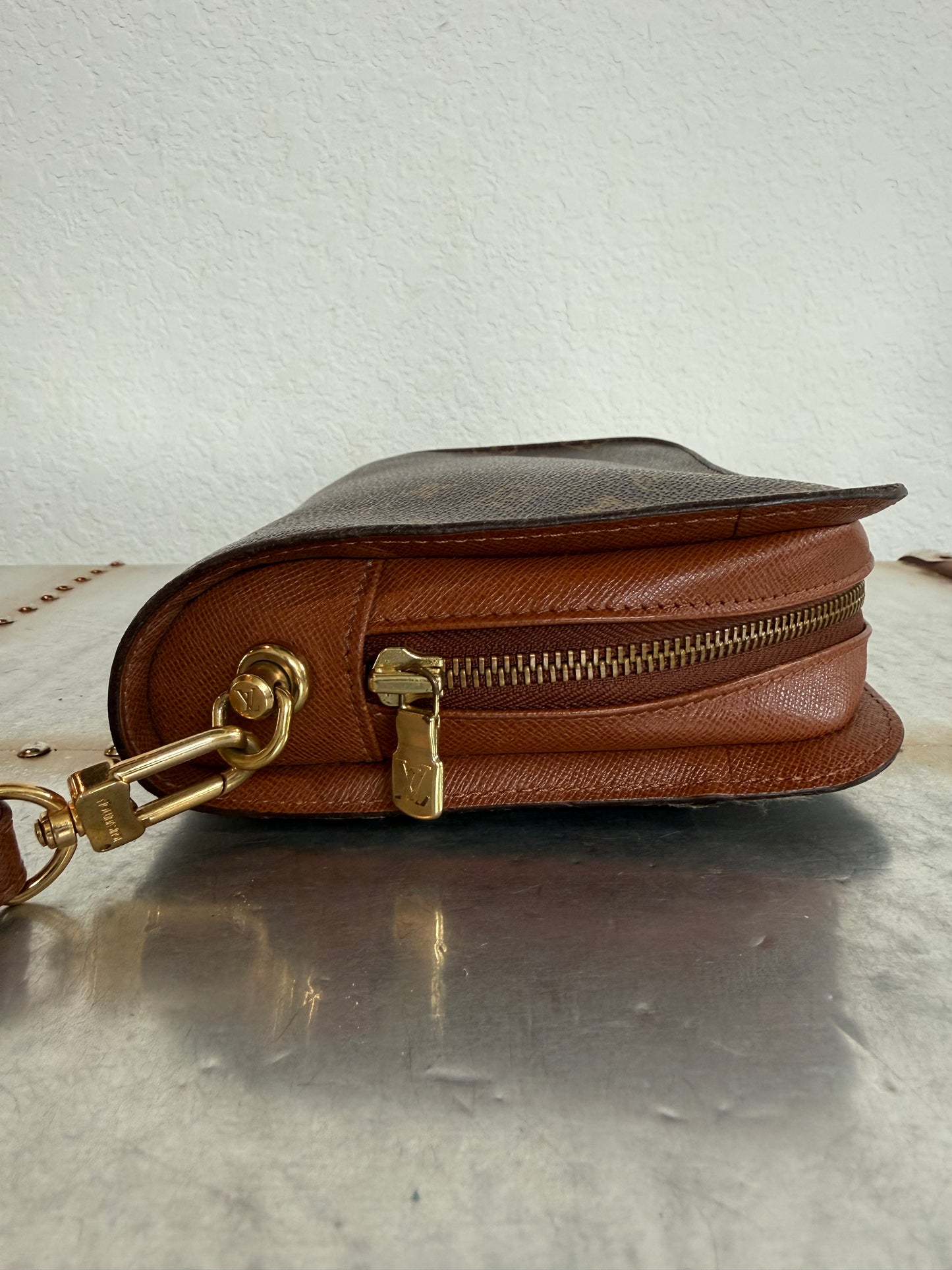 Pre-owned Authentic Louis Vuitton Monogram Orsay Clutch Handbag