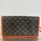 Pre-owned Authentic Louis Vuitton Monogram Dame Clutch Handbag
