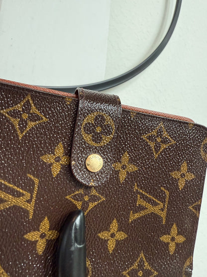 Pre-owned Authentic Louis Vuitton Porte Papier Monogram Zip Wallet