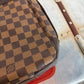 Pre-owned Authentic Bastille Damier Ebene Crossbody Bag