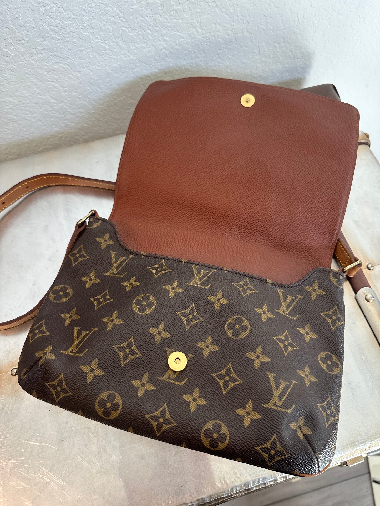 Pre-owned Authentic Louis Vuitton Musette Tango Monogram Shoulder Bag