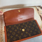 Pre-owned Authentic Louis Vuitton Monogram Dame Clutch Handbag