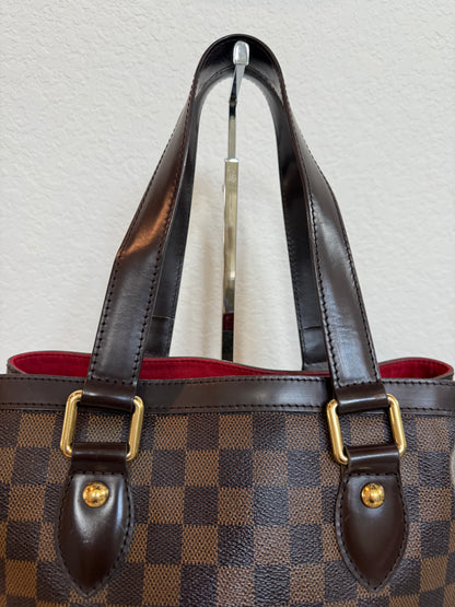 Pre-owned Louis Vuitton Hampstead MM Damier Ebene Tote / Shoulder Bag