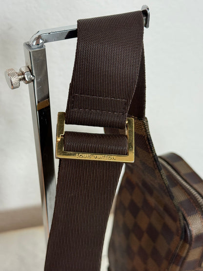 Pre-owned Authentic Louis Vuitton Damier Ebene Geronimos Body Bag