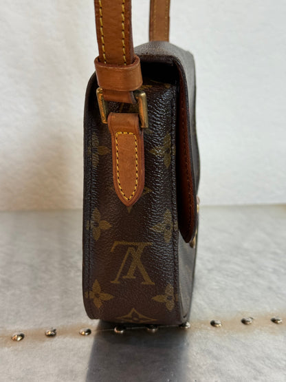 Pre-owned Authentic Louis Vuitton Saint Cloud PM Monogram Crossbody Bag