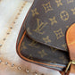 Pre-owned Louis Vuitton Cartouchiere MM Monogram Shoulder / Crossbody Bag