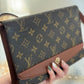 Pre-owned Authentic Louis Vuitton Bordeaux 2-Way Clutch / Shoulder Bag
