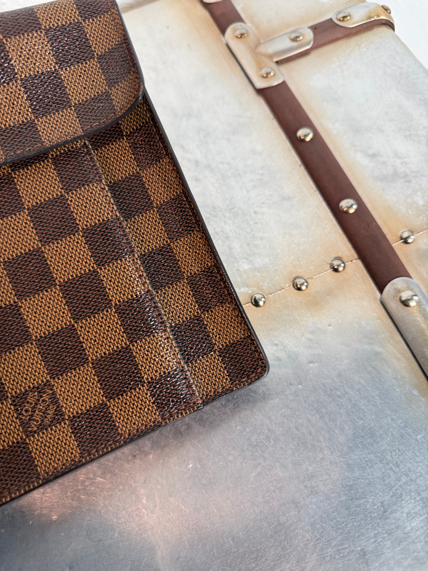 Pre-owned Authentic Louis Vuitton Pimlico Damier Ebene Shoulder / Crossbody Bag