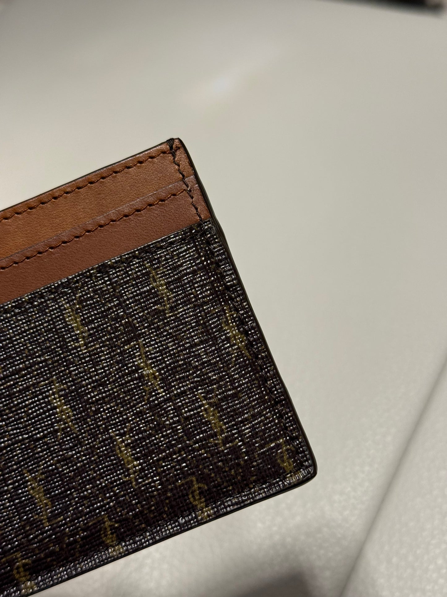 Yves Saint Laurent Canvas Card holder / Card Case / Wallet