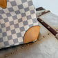Pre-owned Louis Vuitton Hampstead PM Damier Azur Tote / Shoulder Bag
