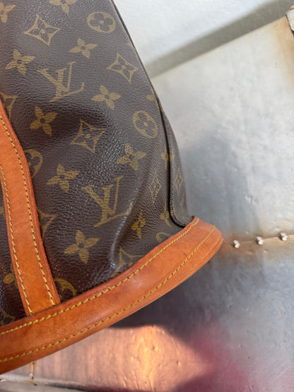 Pre-owned Authentic Louis Vuitton Bucket GM Monogram Shoulder Tote Bag