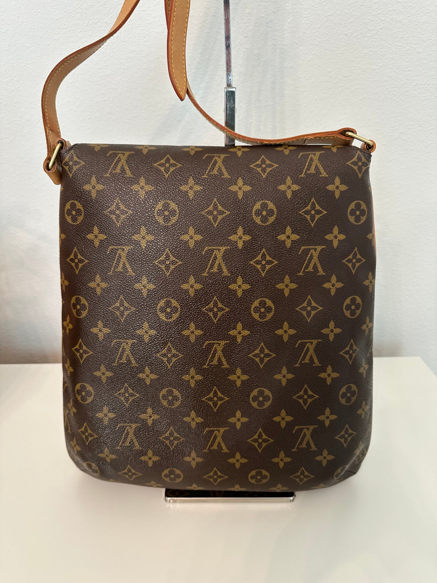 Pre-owned Authentic Louis Vuitton Musette Salsa GM Monogram Shoulder / Crossbody Bag