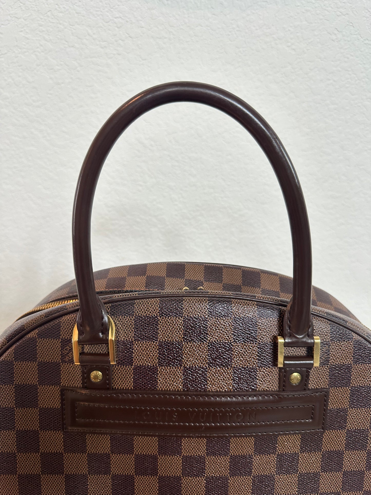 Pre-owned Authentic Louis Vuitton Nolita Damier Ebene Handbag