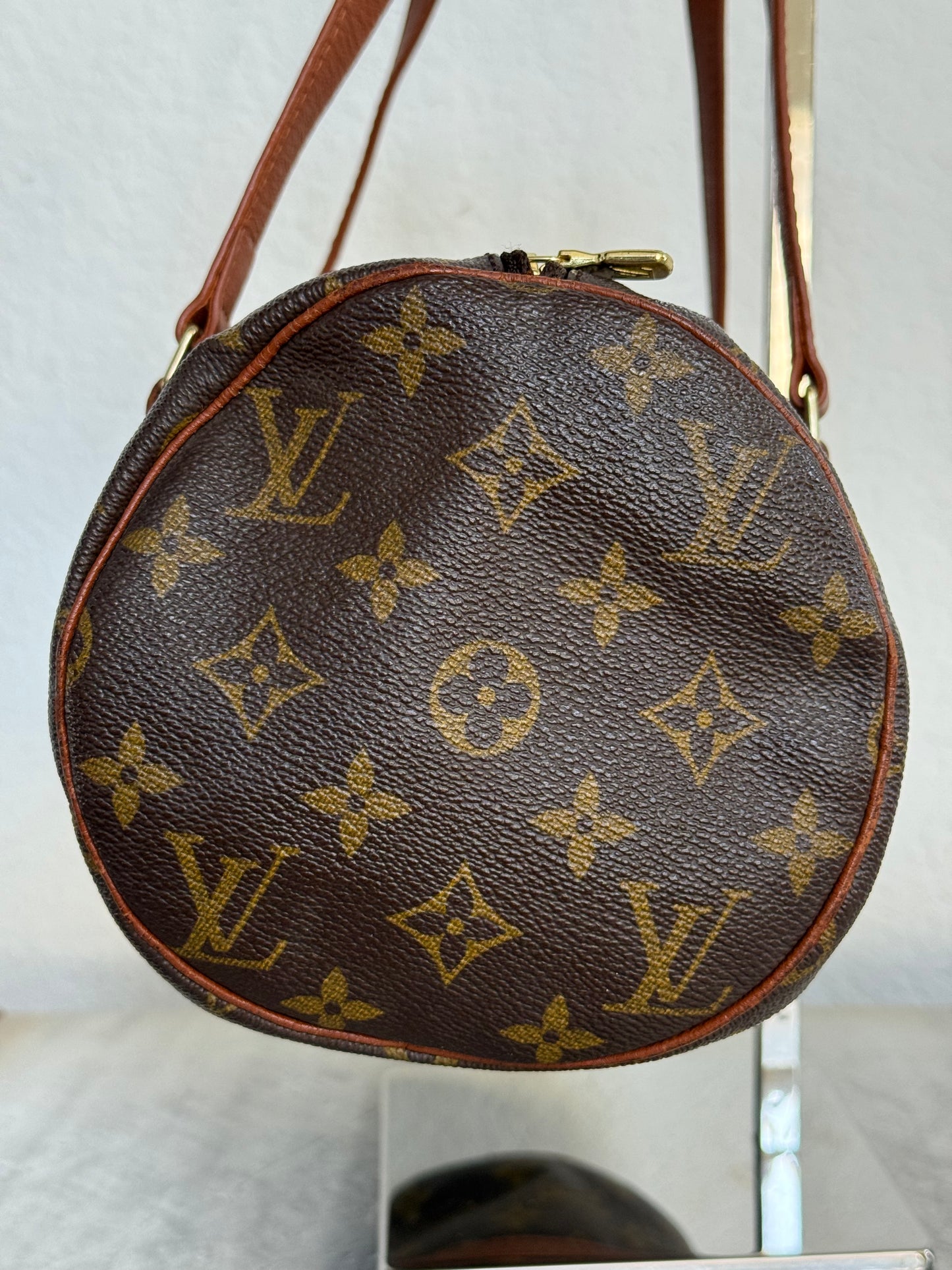 Pre-owned Vintage Authentic Louis Vuitton Papillon 30 Monogram Handbag