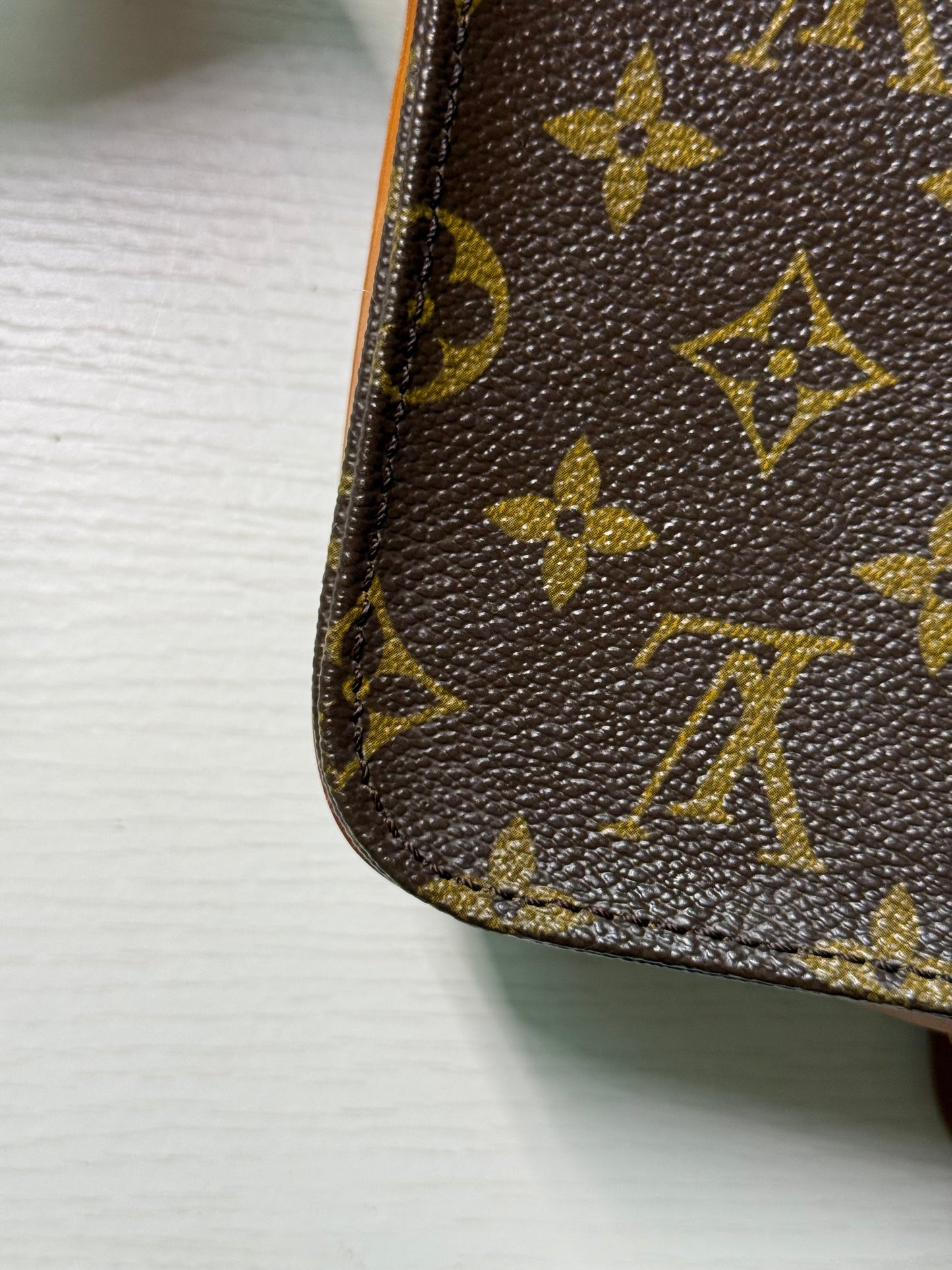 Pre-owned Louis Vuitton Cartouchiere PM Monogram Shoulder / Crossbody Bag