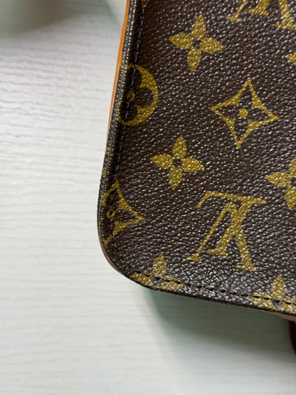 Pre-owned Louis Vuitton Cartouchiere PM Monogram Shoulder / Crossbody Bag