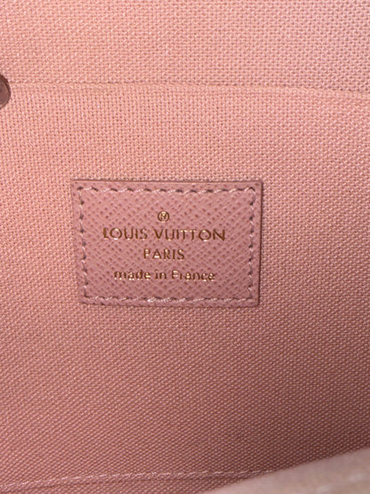 Pre-owned Authentic Louis Vuitton Felicie Pochette Monogram Crossbody Bag