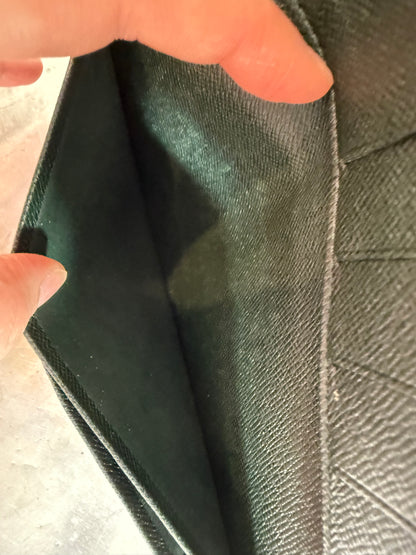 Pre-owned Authentic Louis Vuitton Bifold Checkbook/ Long Wallet