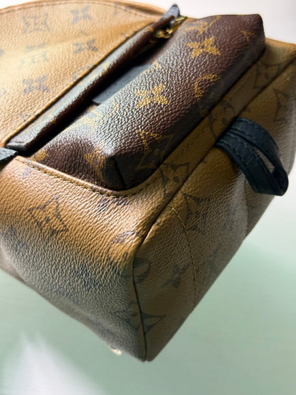 Pre-owned Authentic Louis Vuitton Palm Springs Mini Monogram Backpack