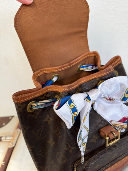 Pre-owned Authentic Louis Vuitton Montsouris Mini Monogram Backpack