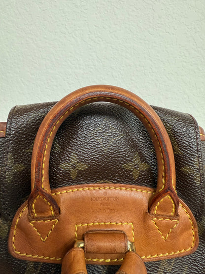 Pre-owned Authentic Louis Vuitton Montsouris Mini Monogram Backpack