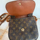 Pre-owned Authentic Louis Vuitton Saint Cloud MM Monogram Shoulder / Crossbody Bag