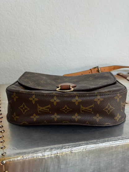 Pre-owned Authentic Louis Vuitton Saint Cloud GM Monogram Crossbody Bag