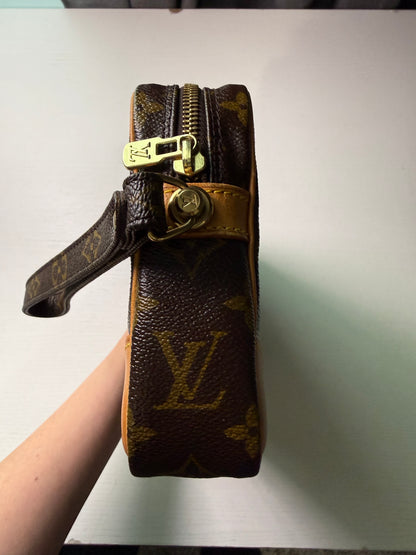 Pre-owned Authentic Louis Vuitton Marly Dragonne GM Monogram Clutch / Handbag