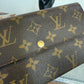 Pre-owned Authentic Louis Vuitton Portefeuille Sarah Monogram Long Wallet