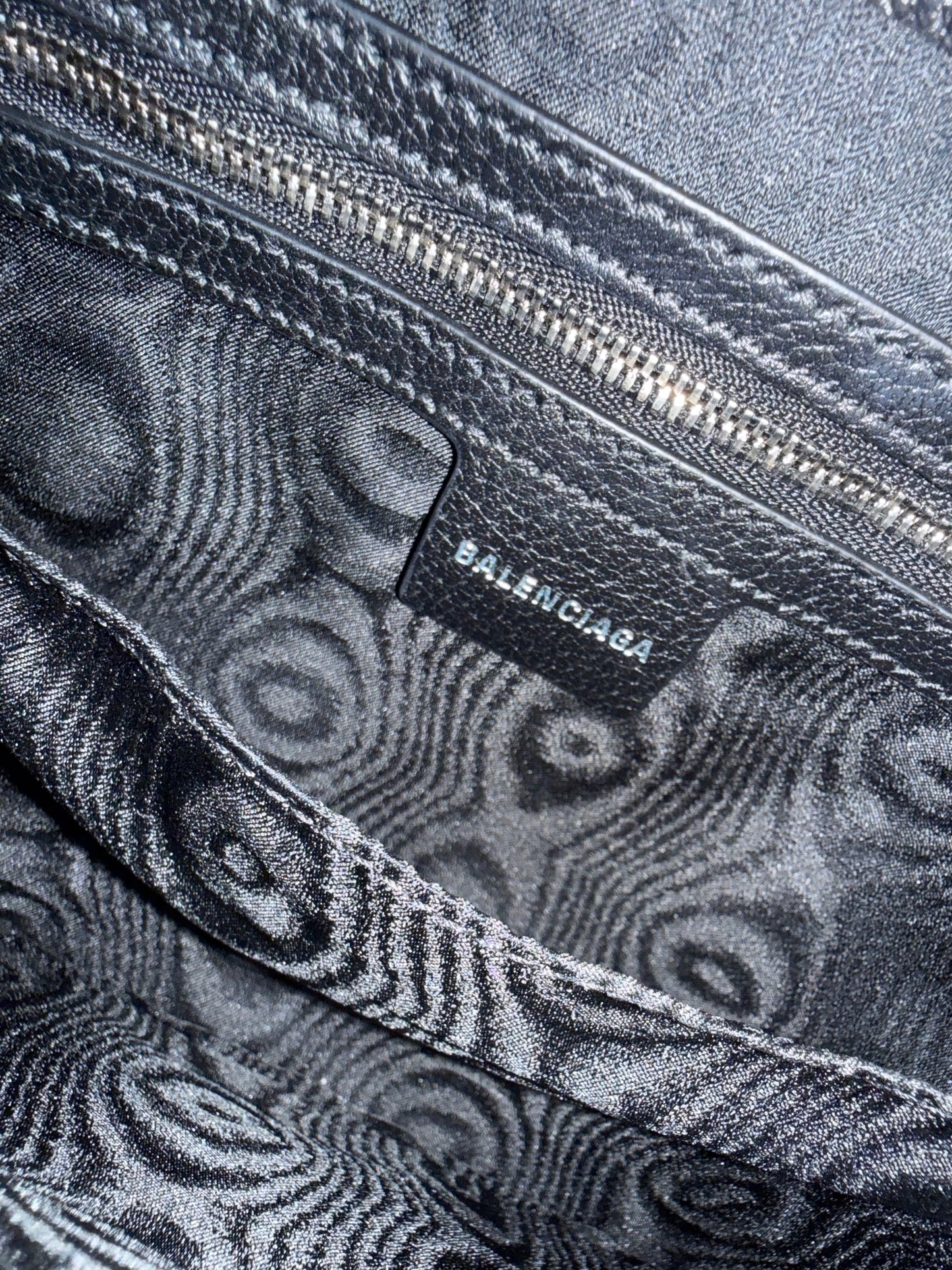 Balenciaga X Gucci BB Monogram Calfskin Web Small Jackie 1961 Hobo Black Bag