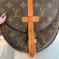Pre-owned Authentic Louis Vuitton Chantilly PM Monogram Crossbody Bag