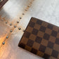 Pre-owned Authentic Louis Vuitton Portefeuille Sarah Damier Ebene Long Wallet