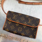 Pre-owned Authentic Louis Vuitton Monogram Florentine Waist Bag
