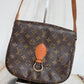 Pre-owned Authentic Louis Vuitton Saint Cloud GM Monogram Crossbody Bag