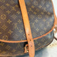 Pre-owned Authentic Louis Vuitton Monogram Saumur 35 Crossbody Bag