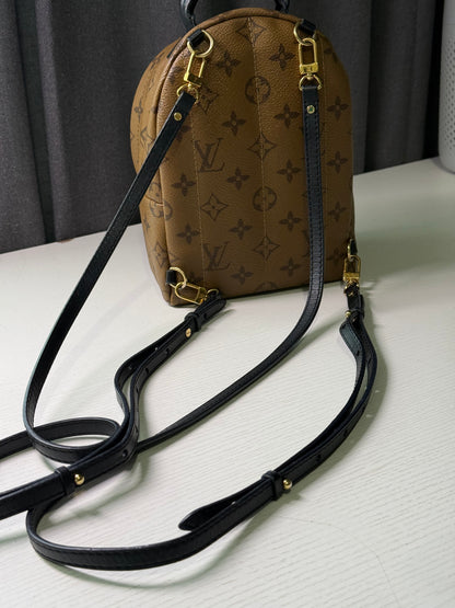Pre-owned Authentic Louis Vuitton Palm Springs Mini Monogram Backpack