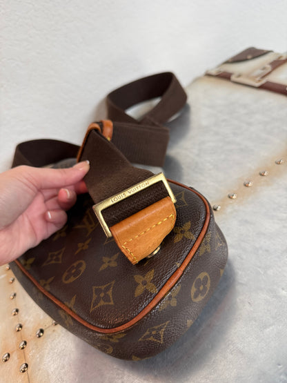 Pre-owned Authentic Louis Vuitton Pochette Gange Monogram Bum Bag