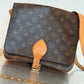 Pre-owned Louis Vuitton Cartouchiere GM Monogram Shoulder / Crossbody Bag