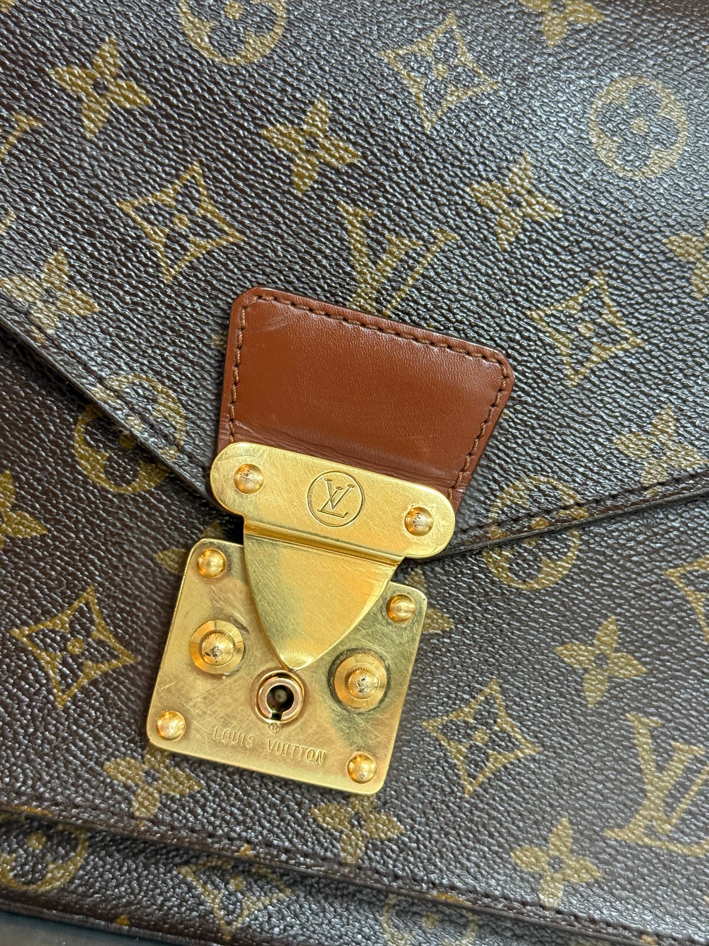 Pre-owned Authentic Louis Vuitton Monceau 28 Monogram Shoulder / Crossbody Bag