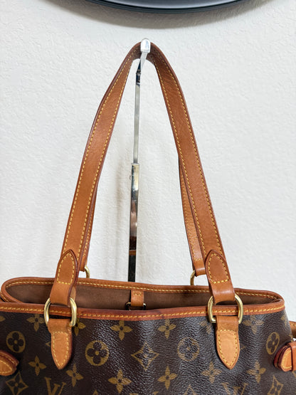 Pre-owned Authentic Louis Vuitton Batignolles Horizontal Shoulder Tote Bag