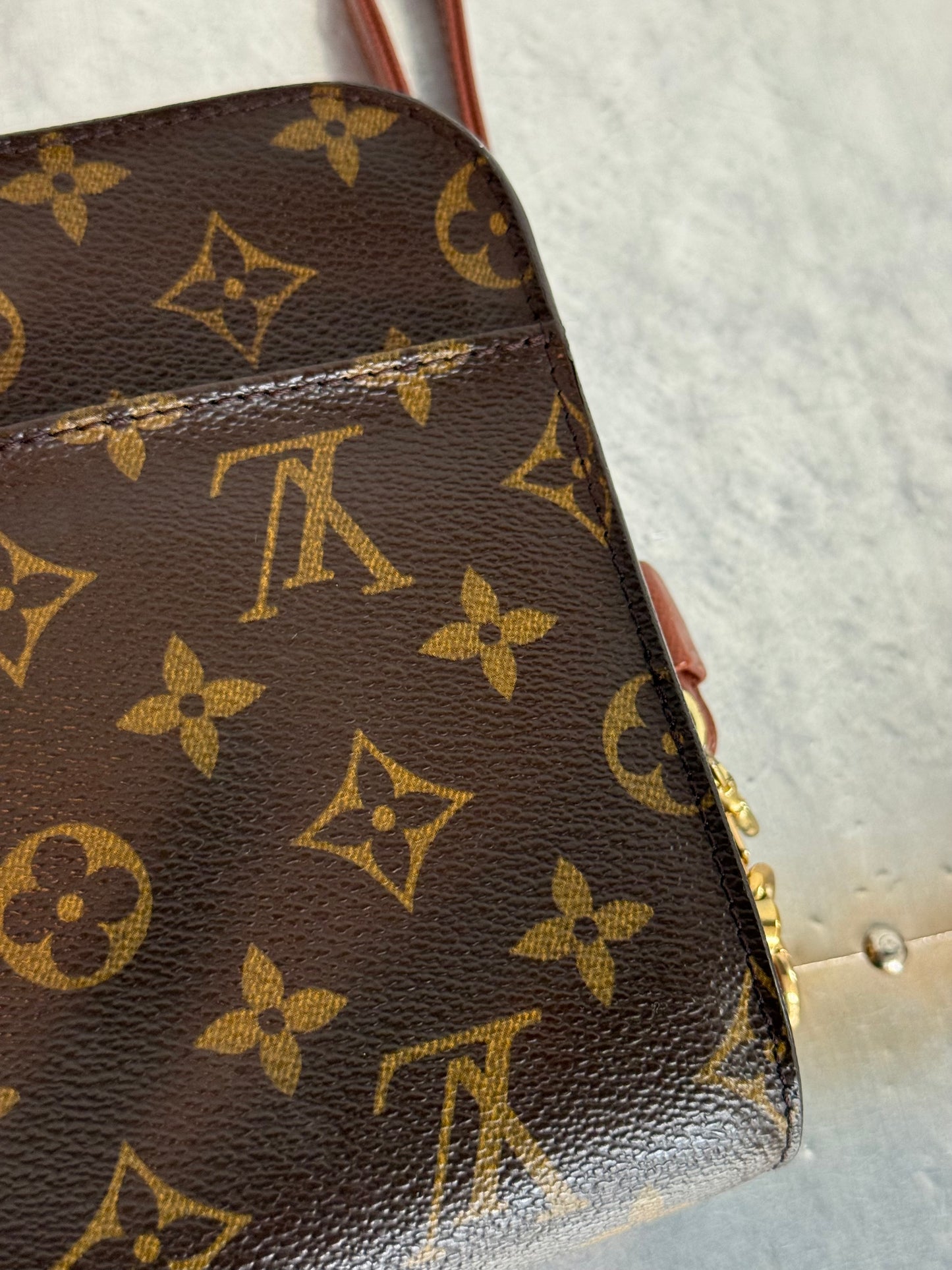 Pre-owned Authentic Louis Vuitton Monogram Orsay Clutch Handbag