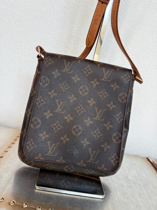 Pre-owned Authentic Louis Vuitton Musette Salsa Long Strap Monogram Shoulder / Crossbody Bag