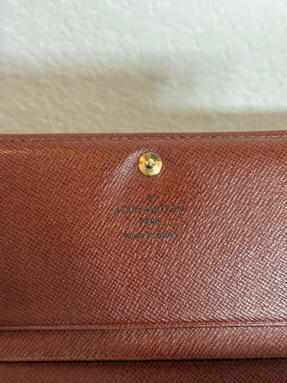 Pre-owned Authentic Louis Vuitton Porte Monnaie Monogram Billet Wallet
