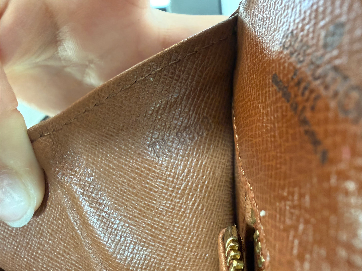 Pre-owned Authentic Louis Vuitton Monogram Dame Clutch Handbag